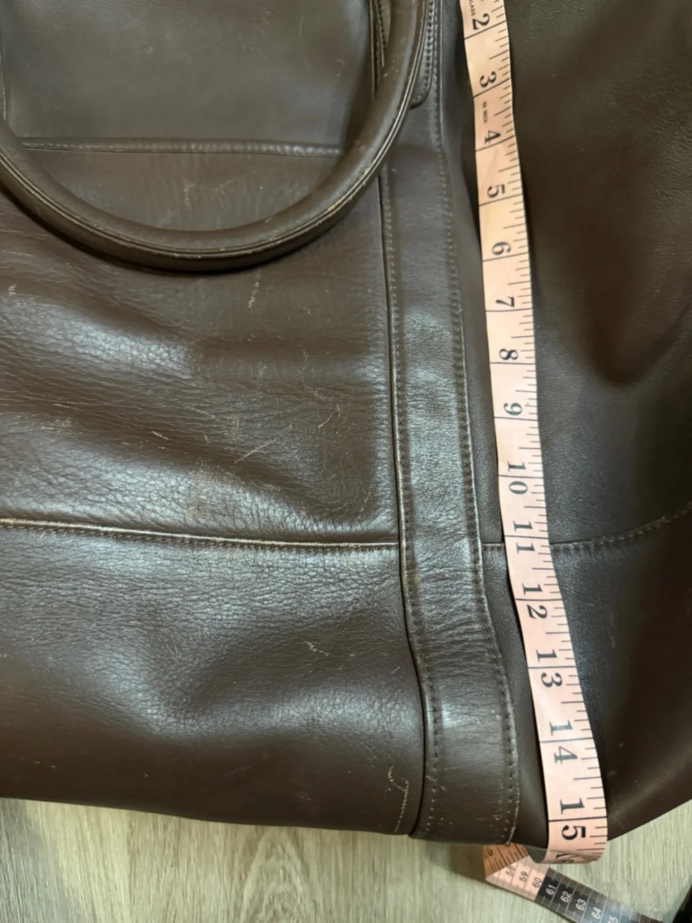 Coach Men's Brown Leather Duffel Bag